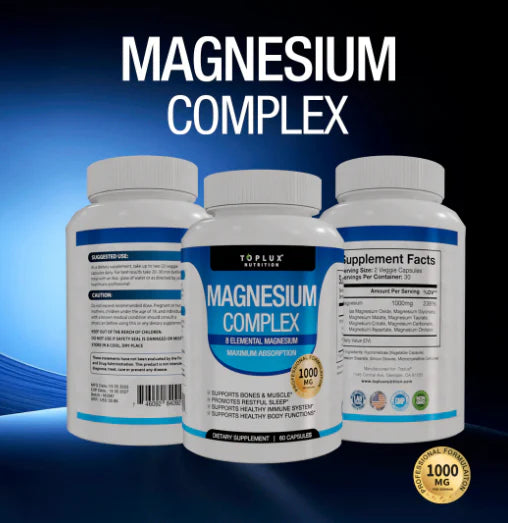 Magnesio Complex ™ l Complejo de magnesio 8 en 1