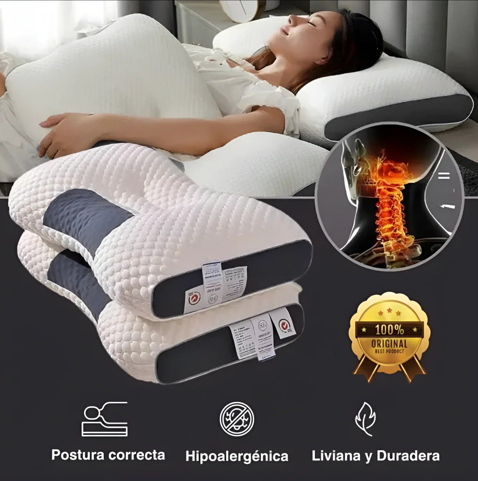 Almohada Cervical Ortopédica